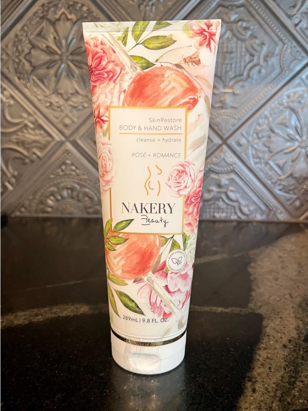 Nakery Beauty Rose + Romance Body & Hand Wash- New